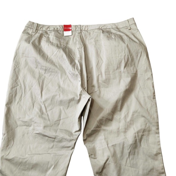 Gloria Vanderbilt Womens Pants Trousers Slacks Plus SZ 24W Tan Beige Career Wear - Picture 3 of 10